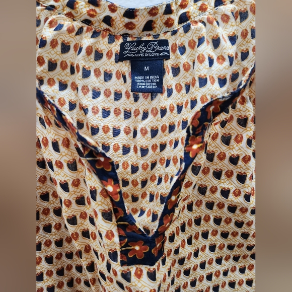 Lucky Brand boho blouse - Picture 2 of 7